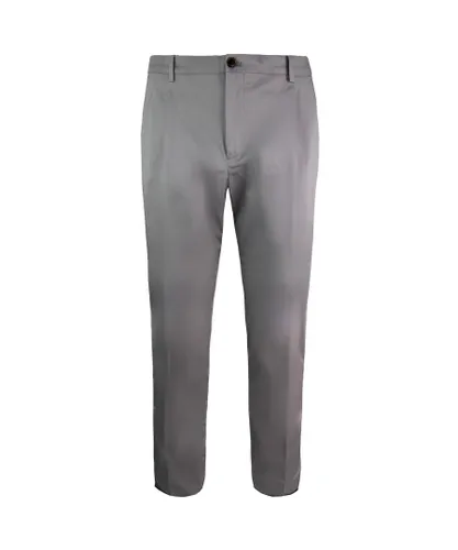 Scotch & Soda Relaxed Slim Fit Blake Chinos Mens Grey Bottoms 136288 01 Cotton