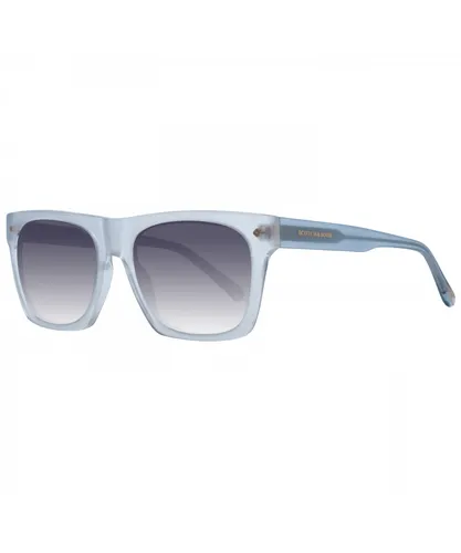 Scotch & Soda Womens Trapezium Sunglasses with Gradient Lenses - Grey - One