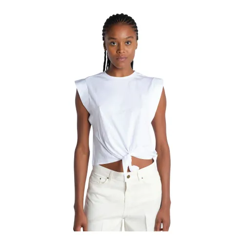 Scotch & Soda , Zebra Print Cotton T-shirt ,White female, Sizes:
