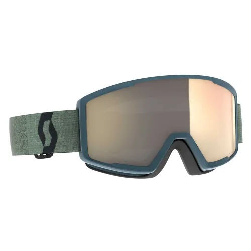 Scott Factor Pro Lightsensitive Goggle: Soft Green/Black: Regular Size