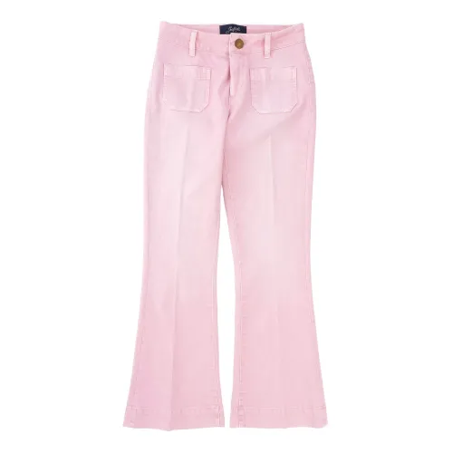 Seafarer , Wide Trousers ,Pink female, Sizes: