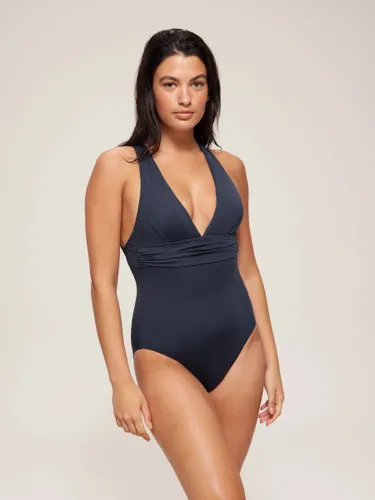Seafolly Collective Cross Back Swimsuit - True Navy - Female