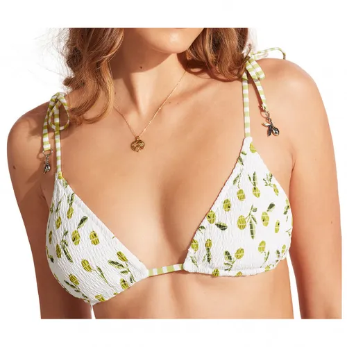 Seafolly - Women's Summercrush Shirred Reversible Slide Tri - Bikini top