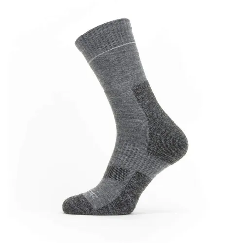 SEALSKINZ Unisex Solo QuickDry Ankle Length Sock - Grey