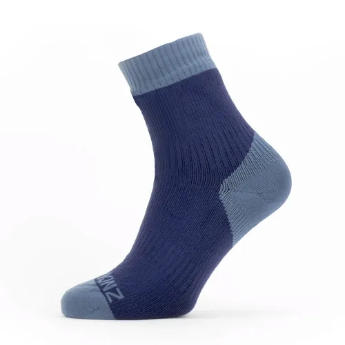 Sealskinz Warm Weather Ankle Length Waterproof Sock (Navy/Blue)