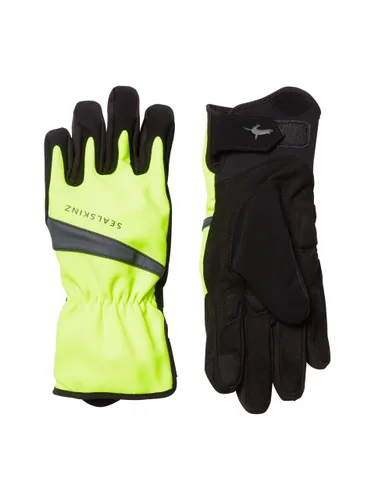 SEALSKINZ Waterproof All Weather Cycle Glove - Neon