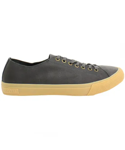 Seavees Army Issue Low Mens Black Shoes