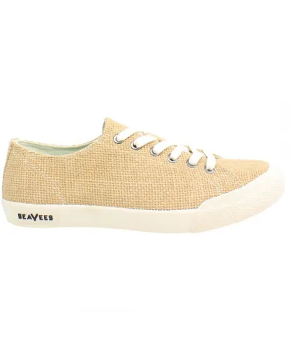 Seavees Seavess Monterey Raffia Womens Brown Shoes Canvas (archived)