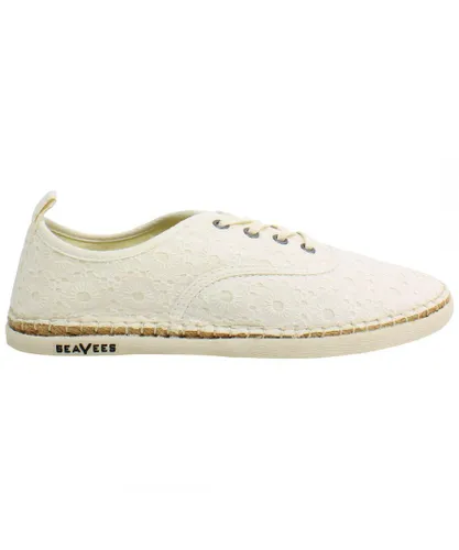 Seavees Sorrento Womens White Shoes Canvas (archived)
