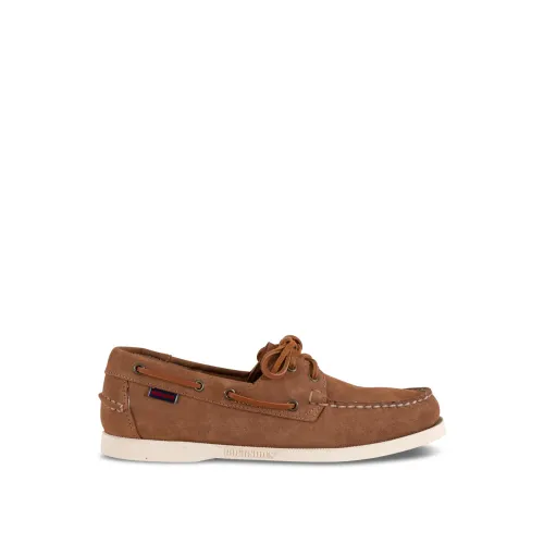 Sebago , Brandy Boat Shoes Suede Lace-up ,Brown male, Sizes: