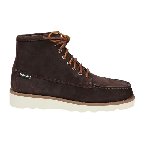Sebago , Dark Brown Ankle Boots ,Brown male, Sizes: