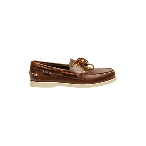 Sebago , Flat shoes ,Brown male, Sizes: