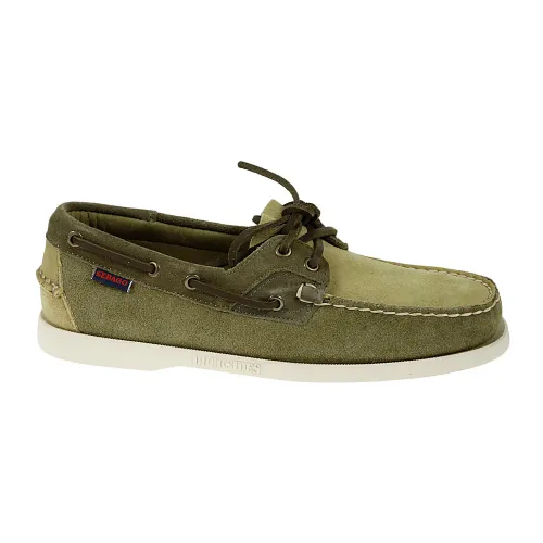 Sebago , Iconic Multicolor Sneakers with Italian Craftsmanship ,Green male, Sizes: