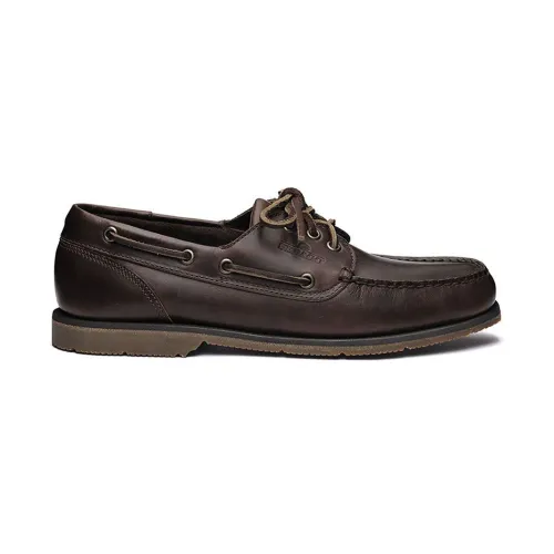 Sebago , Men Leather Foresider Boat Shoes ,Brown male, Sizes: