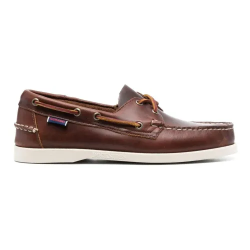Sebago , Sebago Flat shoes Brown ,Brown male, Sizes: