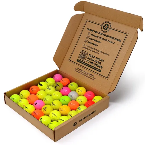 Second Chance 36 Assorted Optic Coloured Grade A Lake Golf