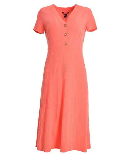 Secret Label Womens Jersey High Waist Midi Dress - Peach