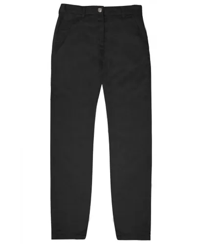 Secret Label Womens Linen Lyocell Taper Trousers - Black