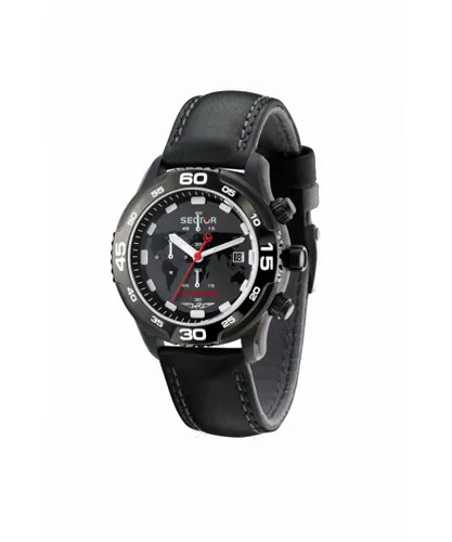 Sector : Mountain Adventure Mens Black Watch.. Leather - One Size