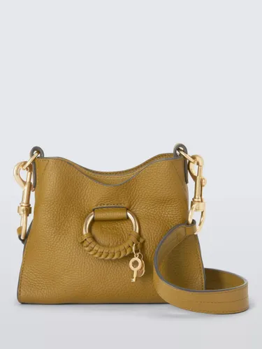 See by ChloÃ© Joan Small Leather Crossbody Bag - Olive - Female
