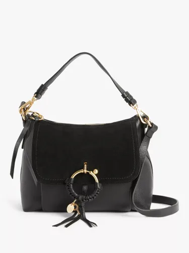 See By ChloÃ© Joan Suede Leather Small Satchel Bag - Black - Female