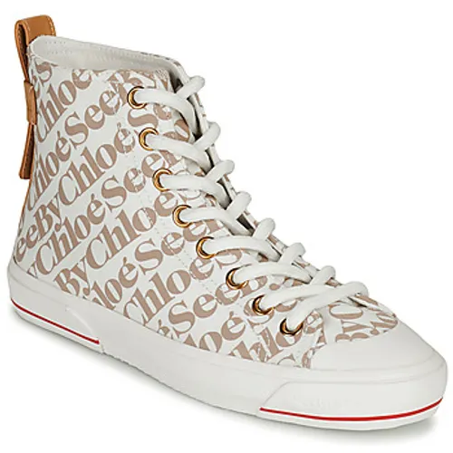 See by Chloé  ARYANA  women's Shoes (High-top Trainers) in Beige
