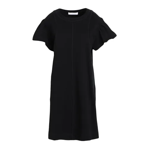 See by Chloé , Black Mini Dress for Women ,Black female, Sizes: