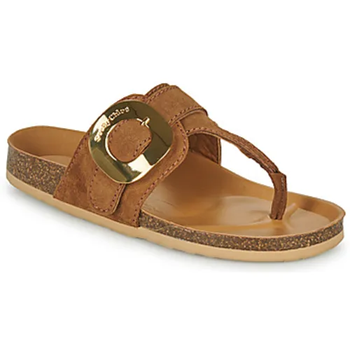 See by Chloé  CHANY FUSSBETT  women's Flip flops / Sandals (Shoes) in Brown