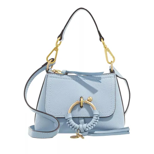 See By Chloé Crossbody Bags - Joan Crossbody Bag Mini Leather - blue - Crossbody Bags for ladies