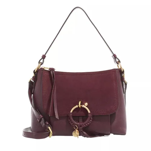 See By Chloé Crossbody Bags - Joan Grained Shoulder Bag Leather - violet - Crossbody Bags for ladies
