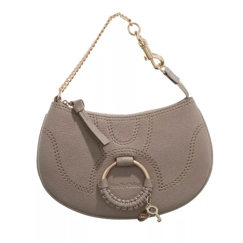 See By Chloé Hobo Bags - Hana Leather Shoulder Bag - taupe - Hobo Bags for ladies