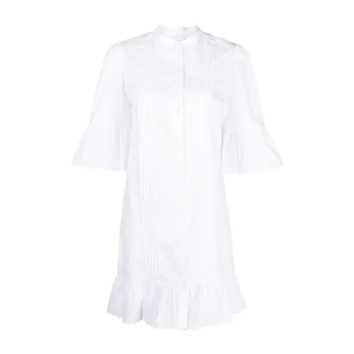 See by Chloé , Midi dress ,White female, Sizes: