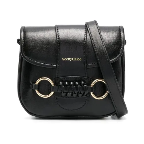 See by Chloé , Saddie satchel bag ,Black female, Sizes: ONE SIZE