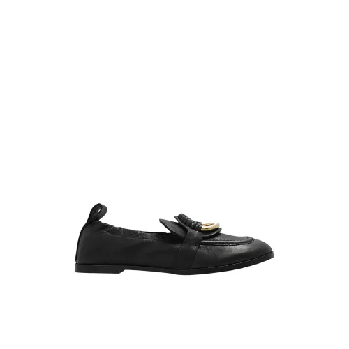 See by Chloé , Slip-On Moccasins ,Black female, Sizes:
