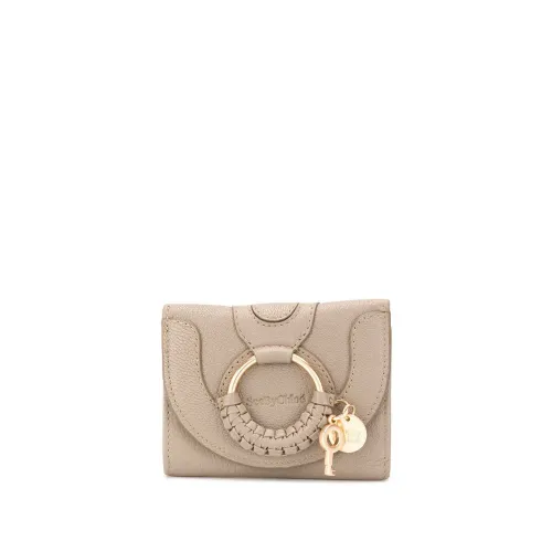 See by Chloé , Stylish Compact Wallets ,Beige female, Sizes: ONE SIZE
