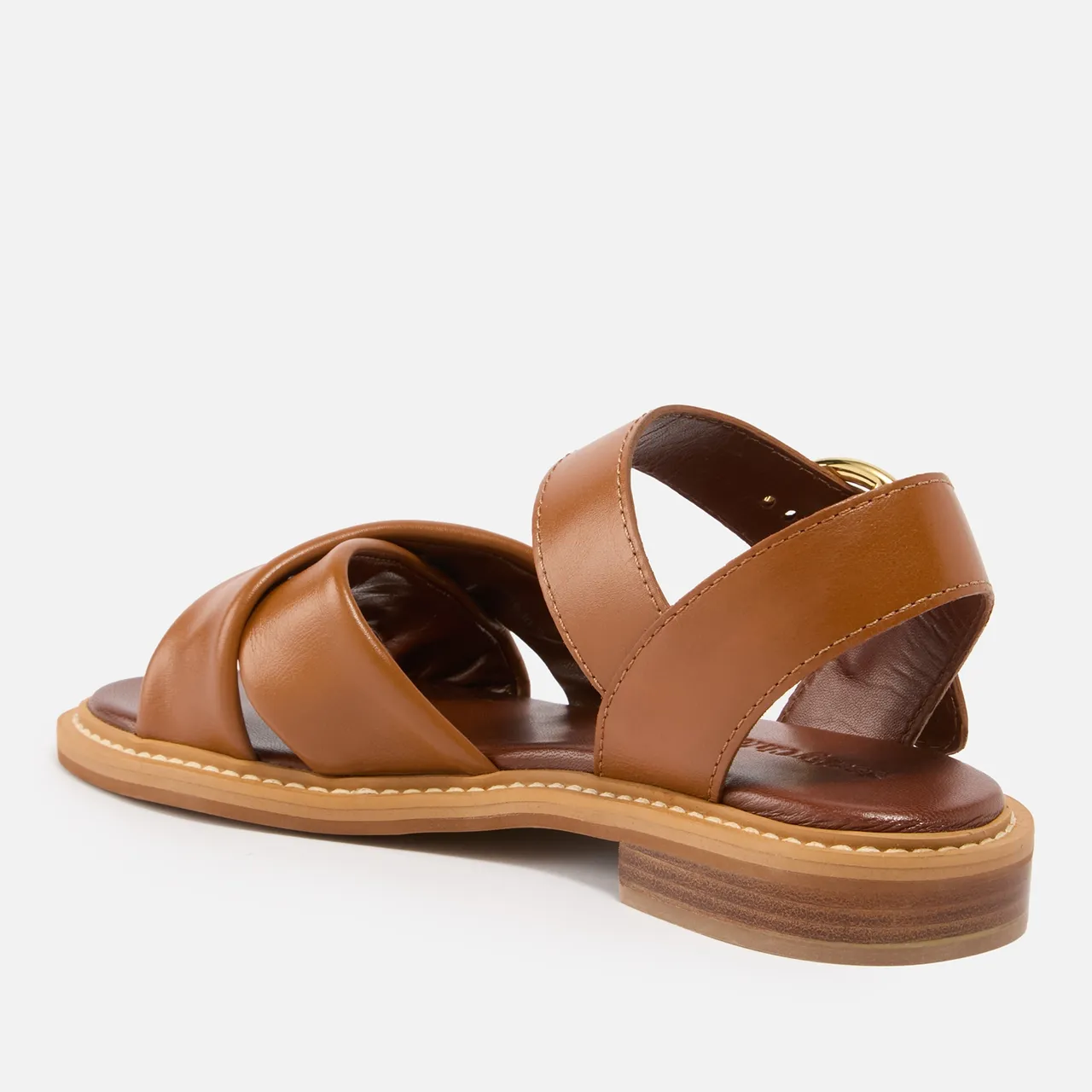 See By Chloé Women's Lyna Leather Flat Sandals