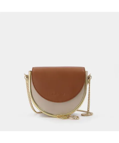 See By Chloé Womens Mara Hobo Bag - See By Chloe - Cement Beige - Leather Calfskin - One Size