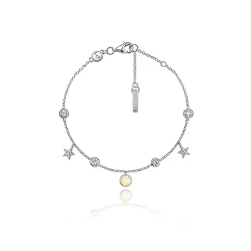 Seek + Find Shine Silver Opal Bracelet - Silver