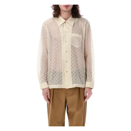 Séfr , Casual Shirts ,Beige male, Sizes: