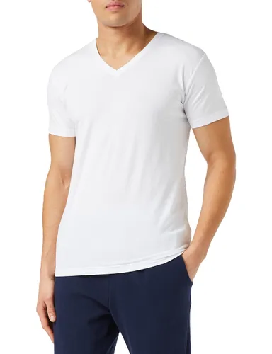 Seidensticker Men's Regular T-Shirt Plain V-Neck Short