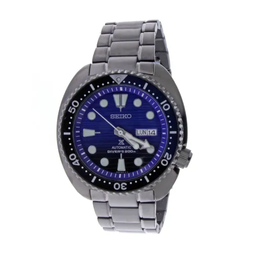 Seiko , Automatic Blue Dial Steel Watch ,Blue male, Sizes: ONE SIZE