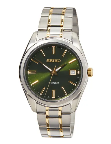 Seiko Men Analog Quartz Watch with Stainless Steel Strap