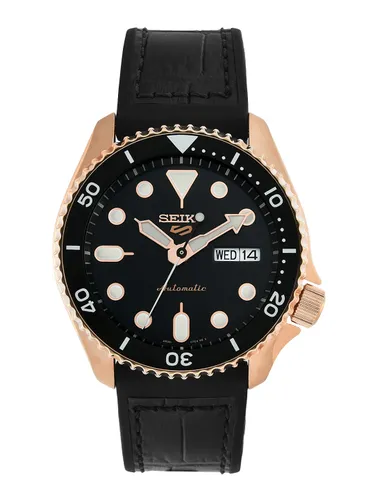 Seiko Men's Analogue Automatic Watch with Silicone Strap
