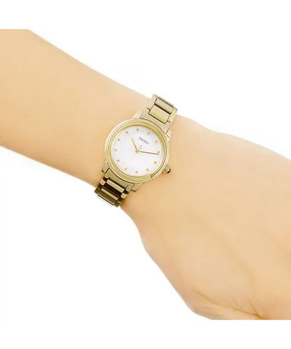Seiko WoMens Gold Watch SRZ482P1 Stainless Steel - One Size