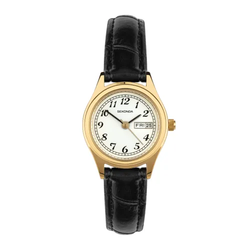 Sekonda 27mm Hughes Womens Gold Classic Quartz Watch with