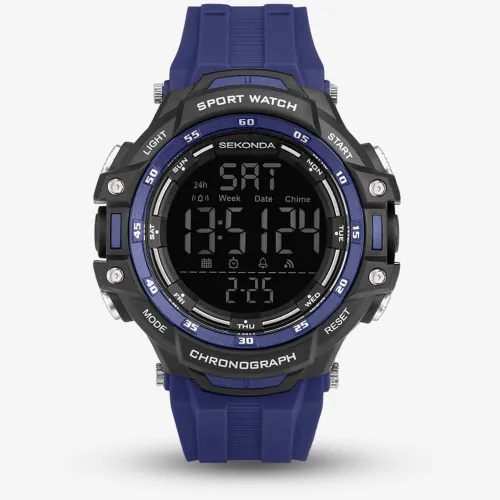 Sekonda Crossfell Blue Rubber Digital Watch 30164