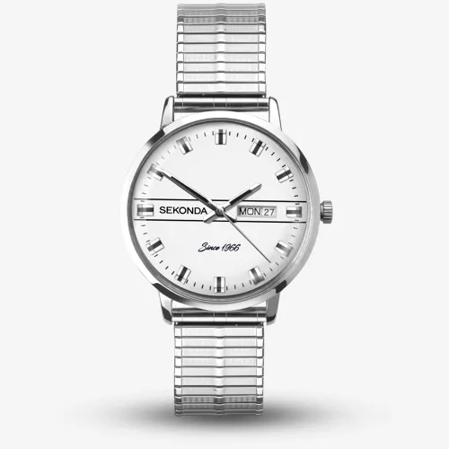 Sekonda Heritage Silver Expandable Watch 1951