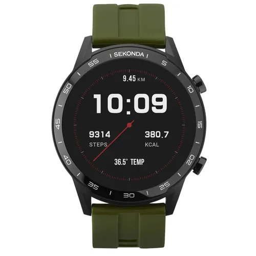 Sekonda Mens 45 mm Smart Watch with Heart Rate and Sleep