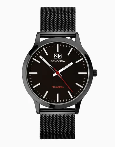 Sekonda Mens analogue watch in black