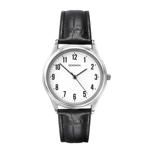 Sekonda Men's Quartz Watch with White Dial Analogue Display